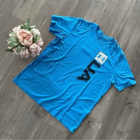Men's Under Armour Blue Graphic T - Picture 2 of 5